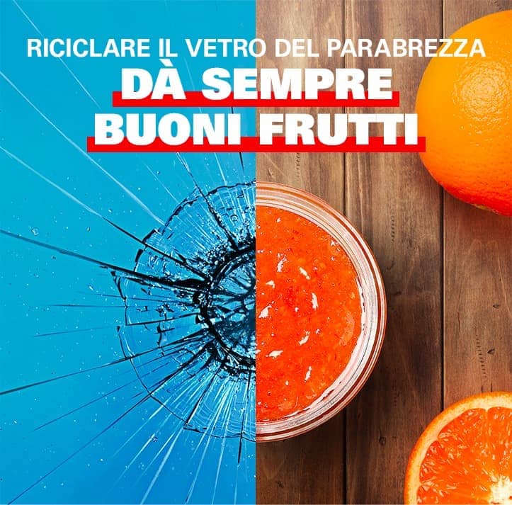 immagine del vasetto di frutta in collaborazione con carglass